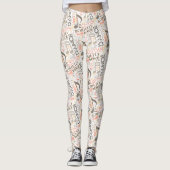 Geboren om te Dansen Brown ID277 Leggings (Voorkant)