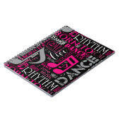 Geboren om te Dansen Pink ID277 Notitieboek (Linkerzijde)