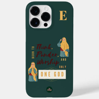 "Geboren om te denken, na te denken en één God te Case-Mate iPhone 14 Pro Max Hoesje
