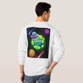 Geboren om te draaien t-shirt (Achterkant volledig)