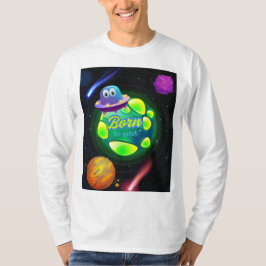 Geboren om te draaien t-shirt