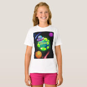 Geboren om te draaien t-shirt (Voorkant volledig)