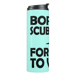 Geboren om te duiken gedwongen te werken thermosbeker