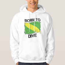 Geboren om te duiken Nitrox Vlag Sweatshirt