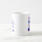 Geboren om te dutten – Grappig Werk Cadeau Humor Koffiemok (Center)