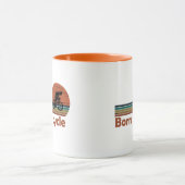 geboren om te fietsen mok (Midden)