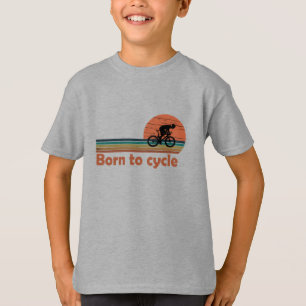 Geboren om te fietsen t-shirt