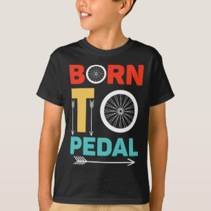 Geboren om te fietsen Wielrenner Funny Fietser  T-shirt