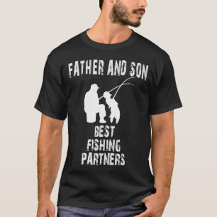 Geboren Om Te Gaan Vissen Baars Vis Visser Jongen  T-shirt