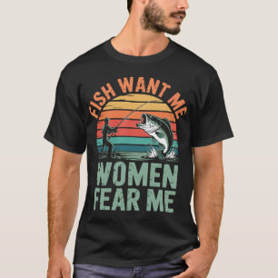 Geboren om te gaan vissen Geforceerde school grapp T-shirt