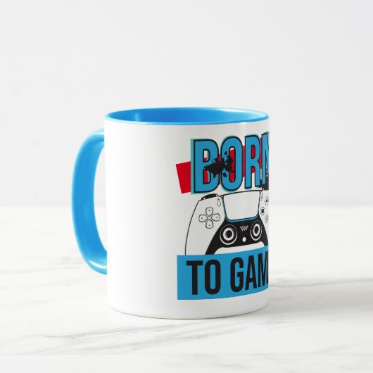 GEBOREN OM TE GAMEN MET MIJN CONSOLE MOK (Voorkant links)