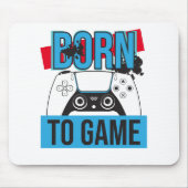 GEBOREN OM TE GAMEN MET MIJN CONSOLE MUISMAT (Voorkant)