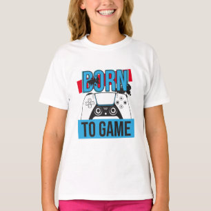 GEBOREN OM TE GAMEN MET MIJN CONSOLE T-SHIRT