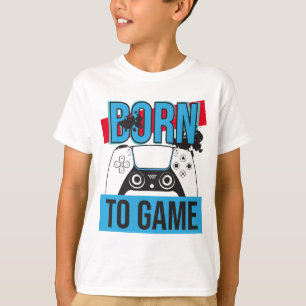 GEBOREN OM TE GAMEN MET MIJN CONSOLE T-SHIRT