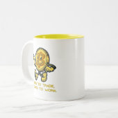 Geboren om te handelen, gedwongen om te werken Mok (Voorkant links)