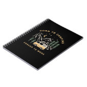 Geboren om te kamperen, gedwongen om te werken - R Notitieboek (Linkerzijde)