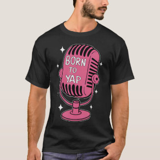Geboren Om Te Kletsen Professionele Kletskous Meis T-shirt
