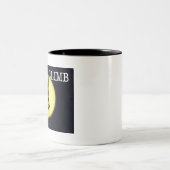 Geboren om te klimmen in de boomchirurg tweekleurige koffiemok (Center)