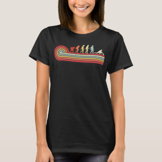 Geboren om te krullen Vintage Evolution Curling Re T-shirt