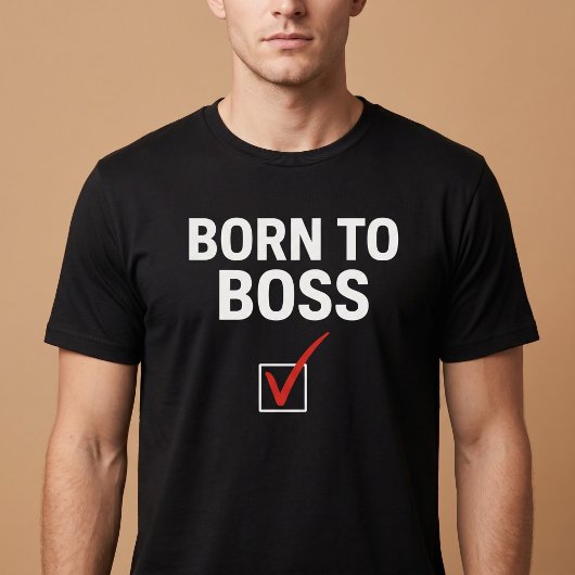 Geboren om te leiden t-shirt