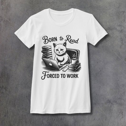 Geboren om te Lezen Dames T-shirt