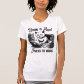Geboren om te Lezen Dames T-shirt (Voorkant)