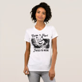 Geboren om te Lezen Dames T-shirt (Voorkant volledig)