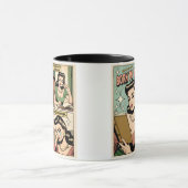 Geboren om te lezen Retro Funny Book Cup voor leze Mok (Midden)