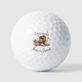 Geboren om te Line Dansen Golfballen (Voorkant)