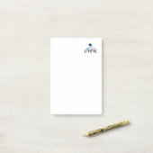 Geboren om te Ontdekken Schattige Astronaut Notiti Post-it® Notes (Op bureau)