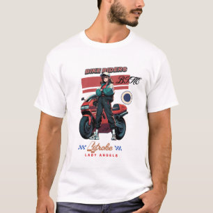 Geboren om te rijden-biker, avonturier voor onvers t-shirt