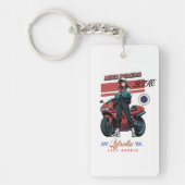 Geboren om te rijden | Biker sleutelhanger voor mo (Voorkant)