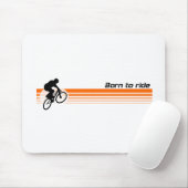 Geboren om te rijden - BMX Muismat (Met muis)