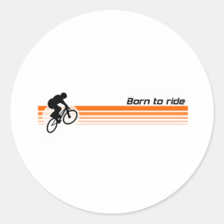 Geboren om te rijden - BMX Ronde Sticker