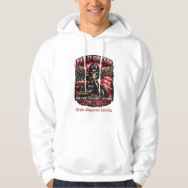 Geboren om te rijden, gebouwd om te leiden Motorfi Hoodie