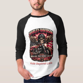 Geboren om te rijden, gebouwd om te leiden Motorfi T-shirt