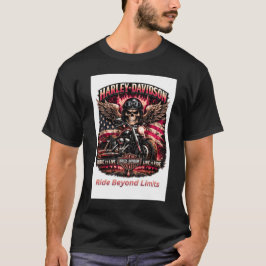 Geboren om te rijden, gebouwd om te leiden Motorfi T-shirt