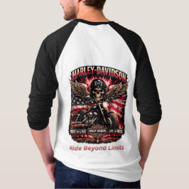 Geboren om te rijden, gebouwd om te leiden Motorfi T-shirt