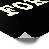 Geboren om te rijden Gedwongen om te werken Poster (Hoek)