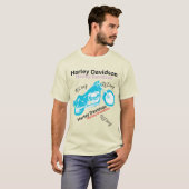 Geboren om te rijden - Harley Davidson Lover T-shirt (Voorkant volledig)