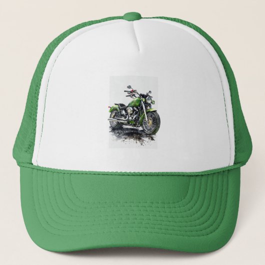 Geboren om te rijden – Motorfiets pet (Voorkant)