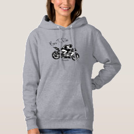 Geboren om te rijden Persoonlijke naam Hoodie