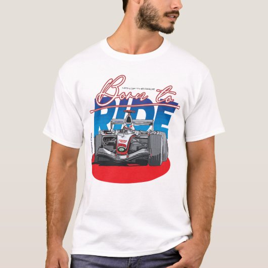 Geboren om te rijden t-shirt (Voorkant)