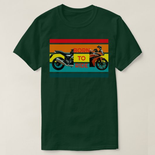 Geboren om te rijden t-shirt (Design voorkant)