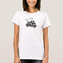 Geboren om te rijden t-shirt