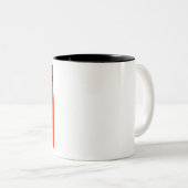 Geboren om te rijden Two-Tone Coffee Mok (Voorkant rechts)