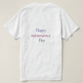 Geboren om te schitteren - 1776 Glitch Neon Flag T T-shirt (Design achterkant)