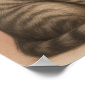 Geboren om te schitteren Cat Art Sassy Mode Cat Wa Poster (Hoek)