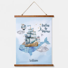 Geboren om te schitteren in de  oceaan hangend wandkleed