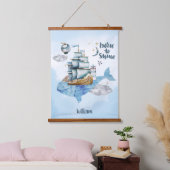 Geboren om te schitteren in de  oceaan hangend wandkleed (Slaapkamer)